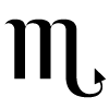scorpiosymbol-font